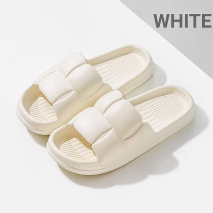 Summer Soft Shoes Cloud Slippers Indoor Mute Bathroom Anti-slip Slide Eva Beach Flip Flops Men Ladies Leisure Sandals