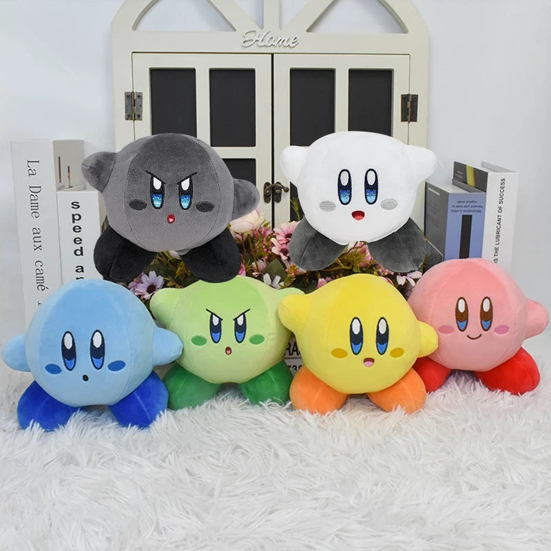 Game Star Kirby Stuffed Doll Peluche 5“ Kawaii Pink Kirby Grey Kirby Ghost Kirby Anime Plush Toys Christmas Gifts for Children