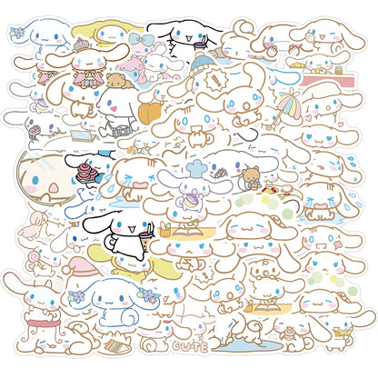 10/30/50PCS Cute Anime Cinnamoroll Waterproof Stickers Cartoon Decals Kids Toy DIY Diary Suitcase Scrapbook Laptop Bike Sticker