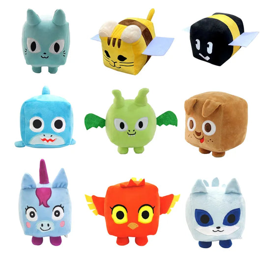 Pet Simulator X Cat Plushies Big Games Dog Plush New Big Games Baby Shark Plush Toys Cute Blue Axolotl Unicorn Bee Doll Plushie Girlfriend Kids Gift