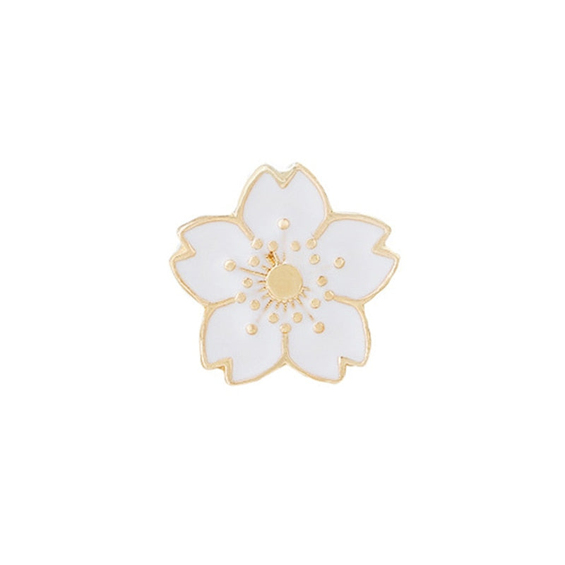 Cute Flowers Series Brooch for Girls Women Beautiful Rose Daisy Badge Fashion Backpack Enamel Pins Jewelry Valentine's Day Gifts