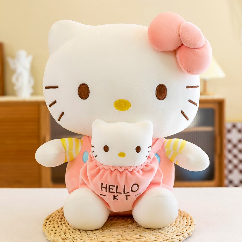 23cm Cartoon Stuffed Animals Kuromi My Melody Cinnamoroll Plush Toy Anime Kawaii Cute Soft Plushie Appease Girls Doll Toys Gifts