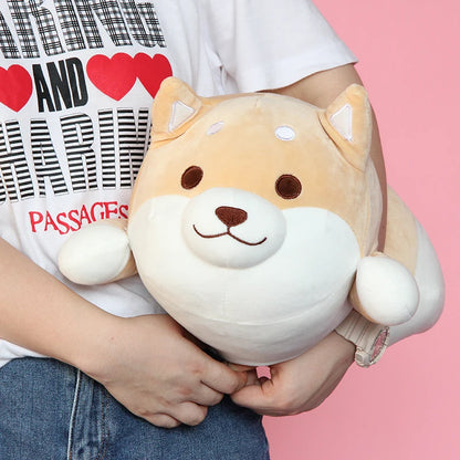 Corgi Stuffed Animal Fat Shiba Inu Plush Toy Giant Big Puppy Dog Plushies Cute Kawaii Pillow Buddy Sofa Bed Home Decor Girlfriend Wife Gift