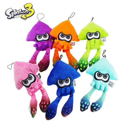 Inkling Plush Toy 23cm Splatoon 3 Squid Stuffed Animal Plushies Switch Video Game Soft Doll Pendant Kawaii Christmas Gift for Kids