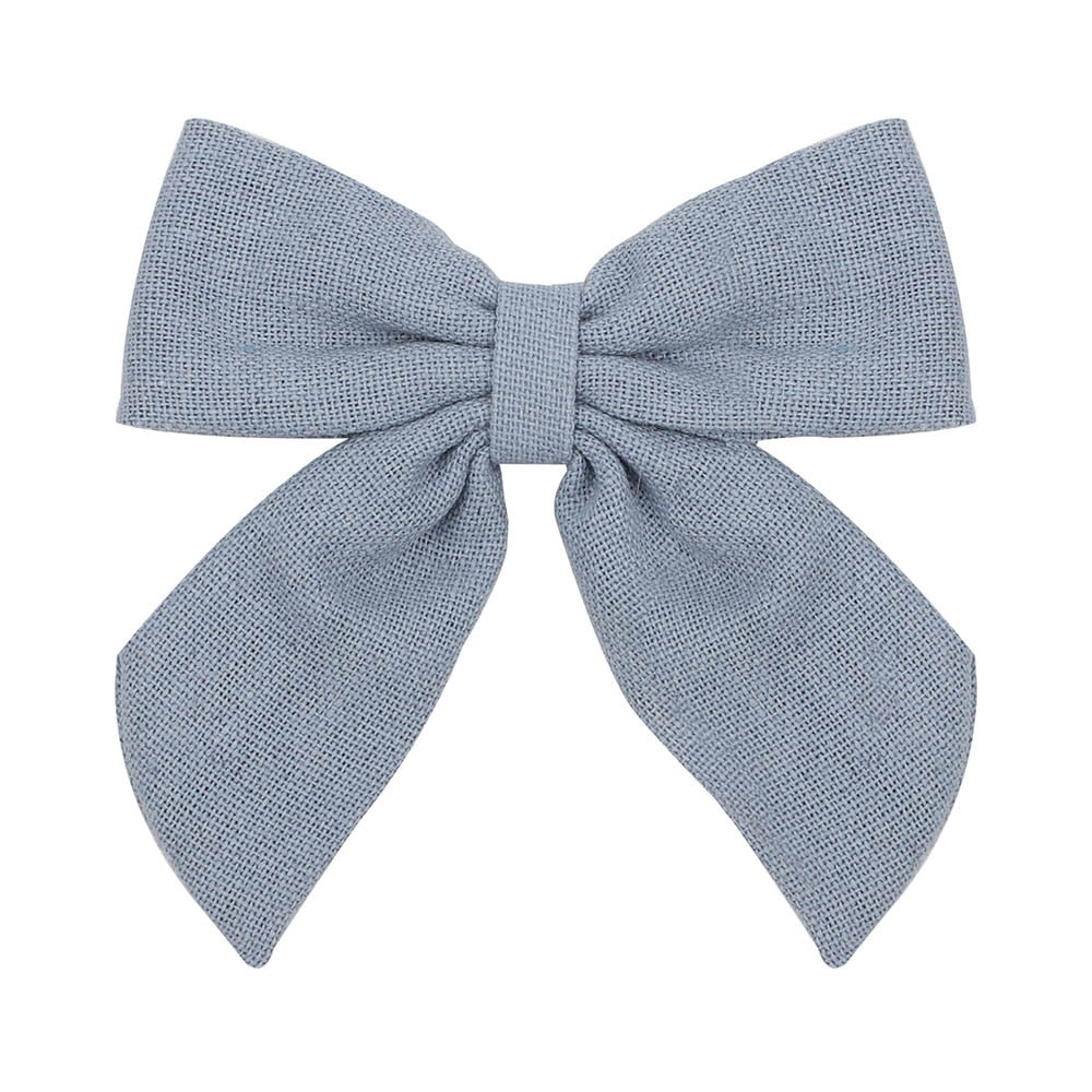 Fashion Embroidery Bows Hair Clips Solid Hairpins For Girls Handmade Ribbon Barrettes Kids Butterfly Hair Pin Korean Headwear