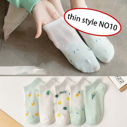 1pair/Cute Summer Women Short Socks Boat Chaussette Femme Cotton Ankle Lace Mujer Sock Female Mesh Breathable Calcetines