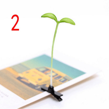 4PC Fashion Unisex Funny Grass Clips Adorable Flower Mushroom Grass Sprout Bean Antenna Hairpins Headwear Hair Claw Clip Clamp