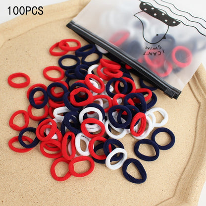 20/50Pcs/Set Girls Colorful Nylon Small Elastic Hair Bands Kids Cute Bow Hair Bands Ponytail Holder Headband Hair Accessories