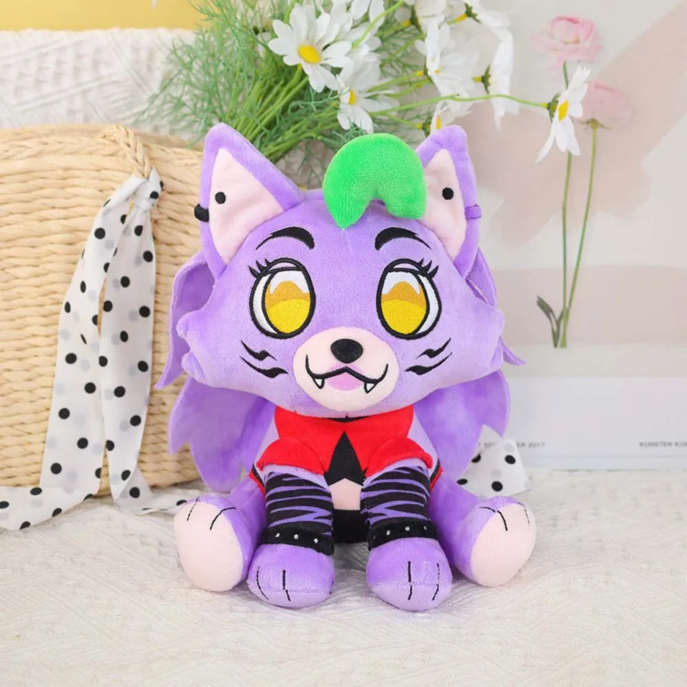 Roxanne Wolf Plush Toy 25cm FNAF Montgomery Gator Stuffed Animal Glamrock Chica Plushies Five Nights at Freddy's Peluche Soft Dolls Kids Gifts