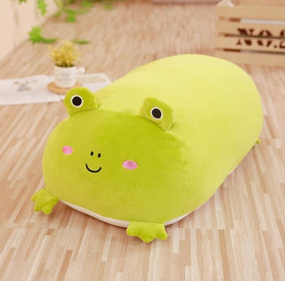 Long Cat Pillow 90cm Soft Stuffed Animal Plushies Sofa Bed Cushion Cute Kawaii Dog Kitty Dinosaur Pig Penguin Frog Unicorn Deer Totoro Bear Plush Kitten Kid Birthday Gift