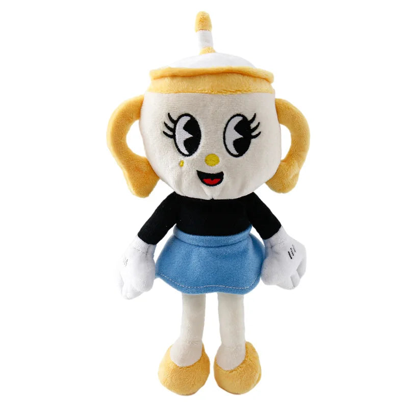 13 Styles Cuphead Plush Toys Mugman The Chalice Soft Stuffed Peluche Doll Cute Cartoon Video Games Doll Toy for Kid Birthday Gifts