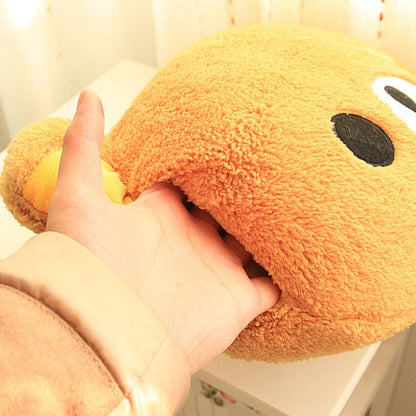 Rilakkuma Plush Peluche Toy Kiiroitori Chick Couple Rilakkuma Pillow Teddy Bear Stuffed Doll Hand Warmer Winter Xmas Kid Gift