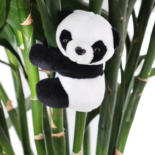 1pc Kawaii Simulation Panda Clip Plush Toy Doll Sticky Note Clip Cute Mini doll Hug Panda Peluche Party Home Office Decor