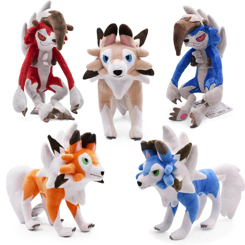 25 Styles Pokemon Plush Toys Shiny Dragonair Rayquaza Gyarados Charizard Charmander Lycanroc Vulpix Lucario Stuffed Peluche Doll