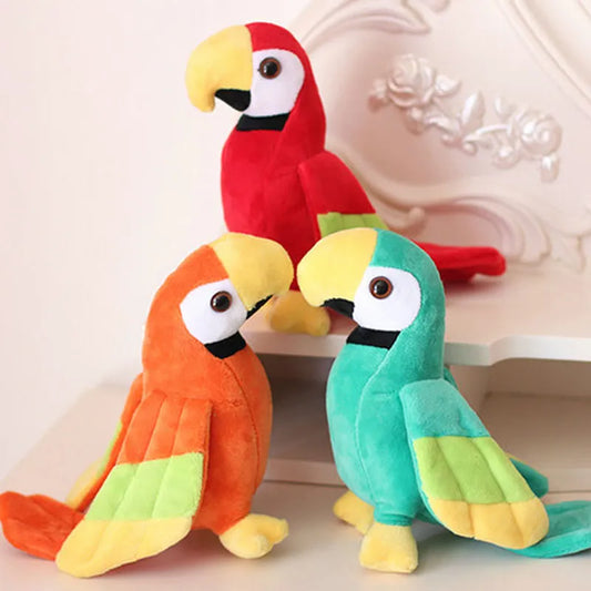 20cm Cute Rio Macaw Parrot Plush Toy Stuffed Animal Plushies Soft Doll Bird Boys Girl Birthday Home Decor Gift