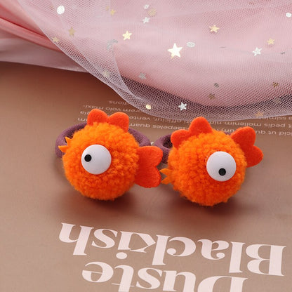 2Pcs New Cartoon Animals Hair bands Girls Nylon Elastic Rubber Band Hair Ring Headbands Cute Kids Headwear Hair accessories Gift