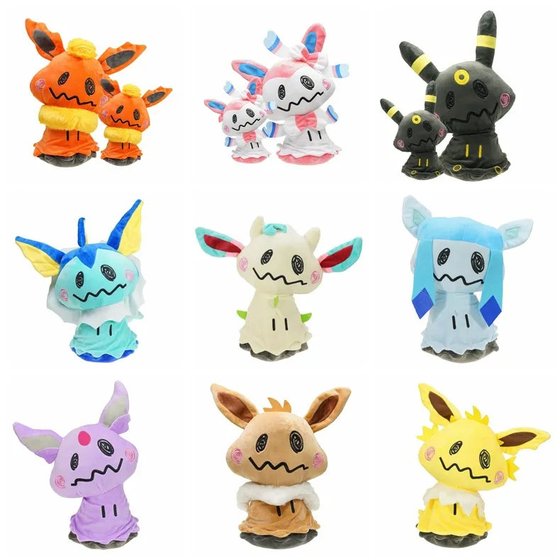 Mimikyu Plush Toy Eevee Stuffed Doll Pokemoned Flareon Vaporeon Jolteon Espeon Umbreon Glaceon Leafeon Sylveon Gifts For Kids