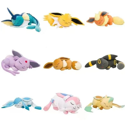 Pokemon original Eeveelution big sleeping Sylveon & Espeon & Umbreon & Leafeon plush toy stuffed toy doll doll