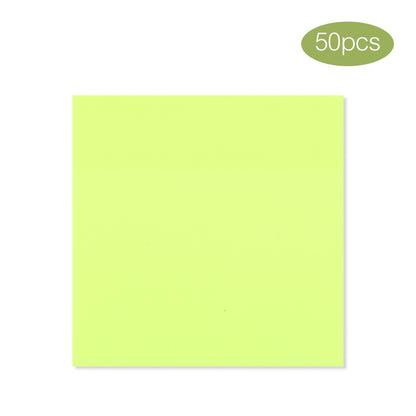 50 Sheets Creative Transparent PET Memo Pad Posted It Sticky Notes Planner Sticker Notepad School Supplies Students Stationery
