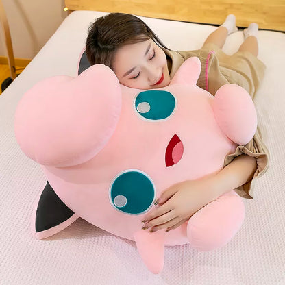 Big Size Pokemon Jigglypuff Peluche Plush Toy Pikachu Pillow Bulbasaur Squirtle Snorlax Jigglypuff Stuffed Doll Kids Xmas Gift