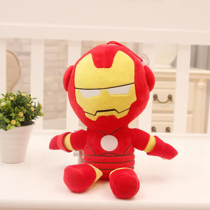 DC & Marvel Plush Toys 27cm Spiderman Stuffed Animal Batman Plushies Superman Iron Man Captain America Baby Yoda Disney Movie Avengers Super Hero Birthday Gift