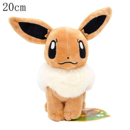 Pokémon Eeveelution Plushies Set Eevee Flareon Vaporeon Jolteon Espeon Umbreon Glaceon Leafeon Sylveon Evolution Collectible Stuffed Plush Doll Toy Christmas Gift