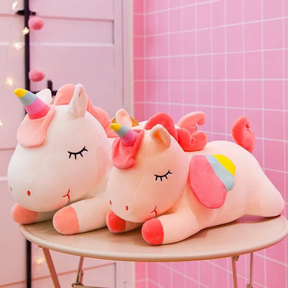 Giant Kawaii Unicorn Plush Toys Soft Stuffed Dolls Animal Horse Sleeping Pillow For Boys Girls Birthday Gift Kids Toy