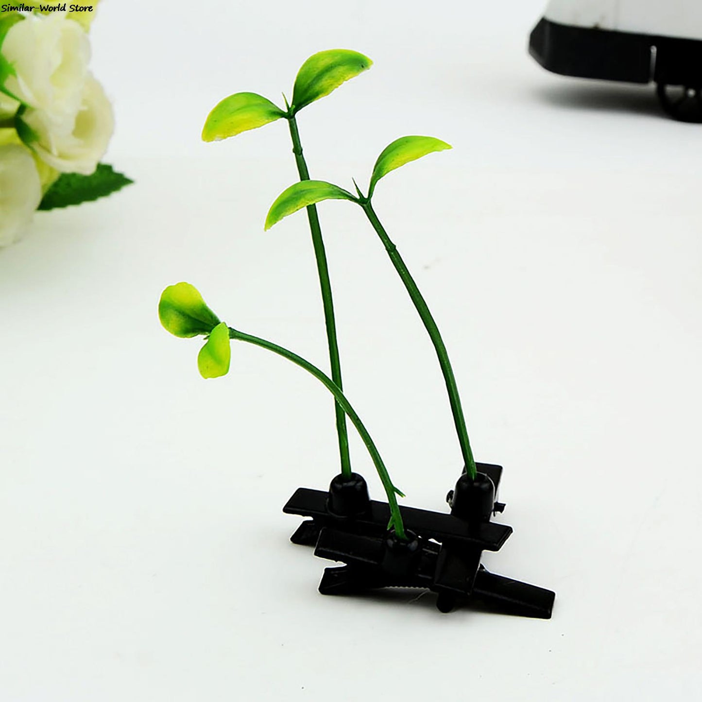 4PC Fashion Unisex Funny Grass Clips Adorable Flower Mushroom Grass Sprout Bean Antenna Hairpins Headwear Hair Claw Clip Clamp