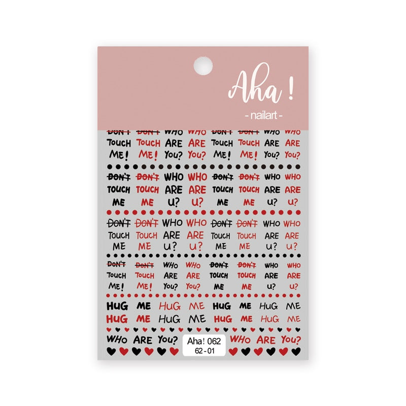 1Sheet Korean White Cloud Blue Nail Art Sticker 3D Star Moon Decal Pure Twilight Self-adhesive Manicure Slider Accessories RE#53