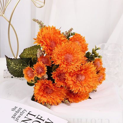 Fake Sunflower Gerbera Artificial Gerbera Wedding Decoration Fake Flower Realistic Plant Home Decoration Shooting Props