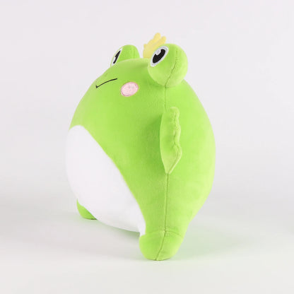 8" Kawaii Squishy Animal Plush Toy Soft Stuffed Animal Cute Frog Prince Squishy Plush Pillow Toy Kawaii Kids Gift Girls Home Room Decor