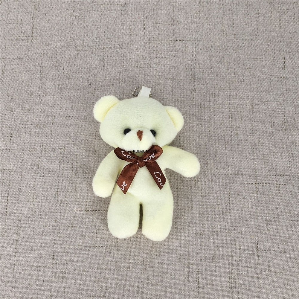 NEW 8CM Approx. Gift Bear Plush Stuffed TOY ; Accessories Plush TOY DOLL