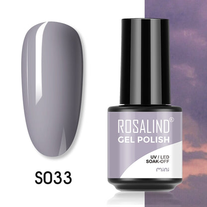 ROSALIND 7ML Gel Polish Glitter Nail Polish All For Nails Manicure Nails Art Base Top Coat UV Semi Permanent Gel Varnishes