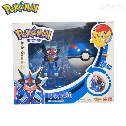 Poké Ball Catch & Battle Set: Pokémon Action Figures Pikachu Charizard Blastoise Venusaur Mewtwo Eevee Gyarados Collectible Toy Model Gift