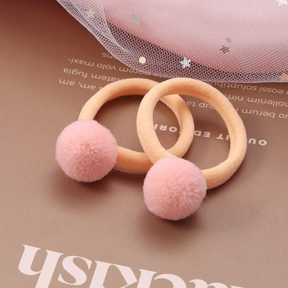 2Pcs New Cartoon Animals Hair bands Girls Nylon Elastic Rubber Band Hair Ring Headbands Cute Kids Headwear Hair accessories Gift