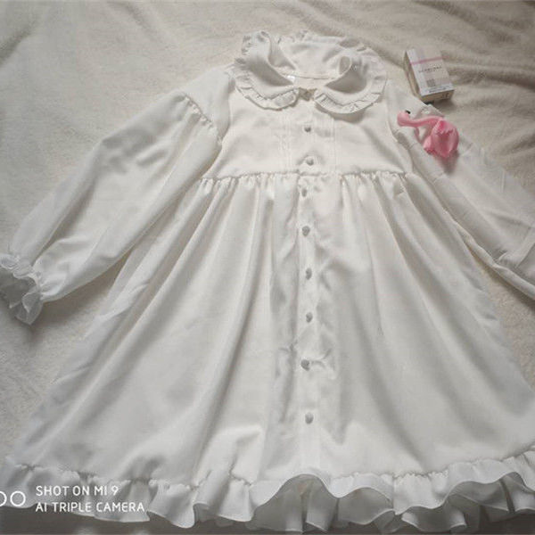 Dresses Women Japanese Style Sweetie Loose All-match Students Kawaii Comfortable Solid Trendy Knee-length Popular Lovely Summer
