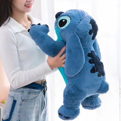 Sleeping Stitch Plush Toy 80cm Lilo and Stitch Kawaii Cute Disney Stuffed Animal Plushies Large Big Soft Doll Pillow Buddy Bed Sofa Children Birthday Gift