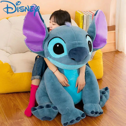 Disney Large Size Lilo&Stitch Plush Stuffed Doll Kawaii Animal Cartoon Couple Sleepingpillow Softmaterial Toy Birthday Gift