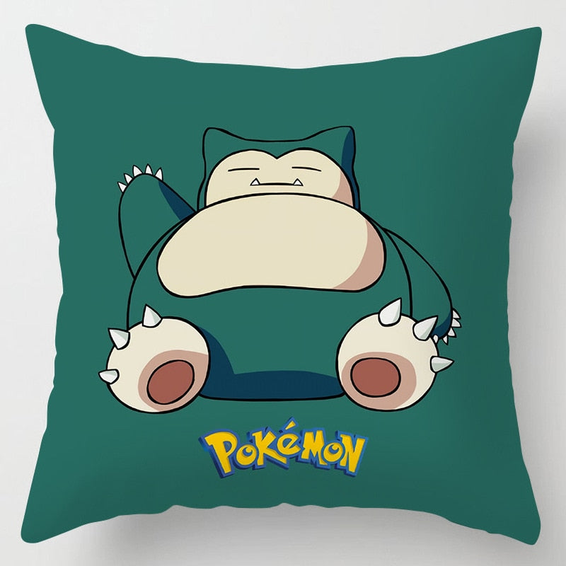 45x45cm Pokemon Cushion Cover Pikachu Meowth Poke Ball Charmander Kawaii Anime Pillowcase Anime Figure Decor Sofa Pillow Cover