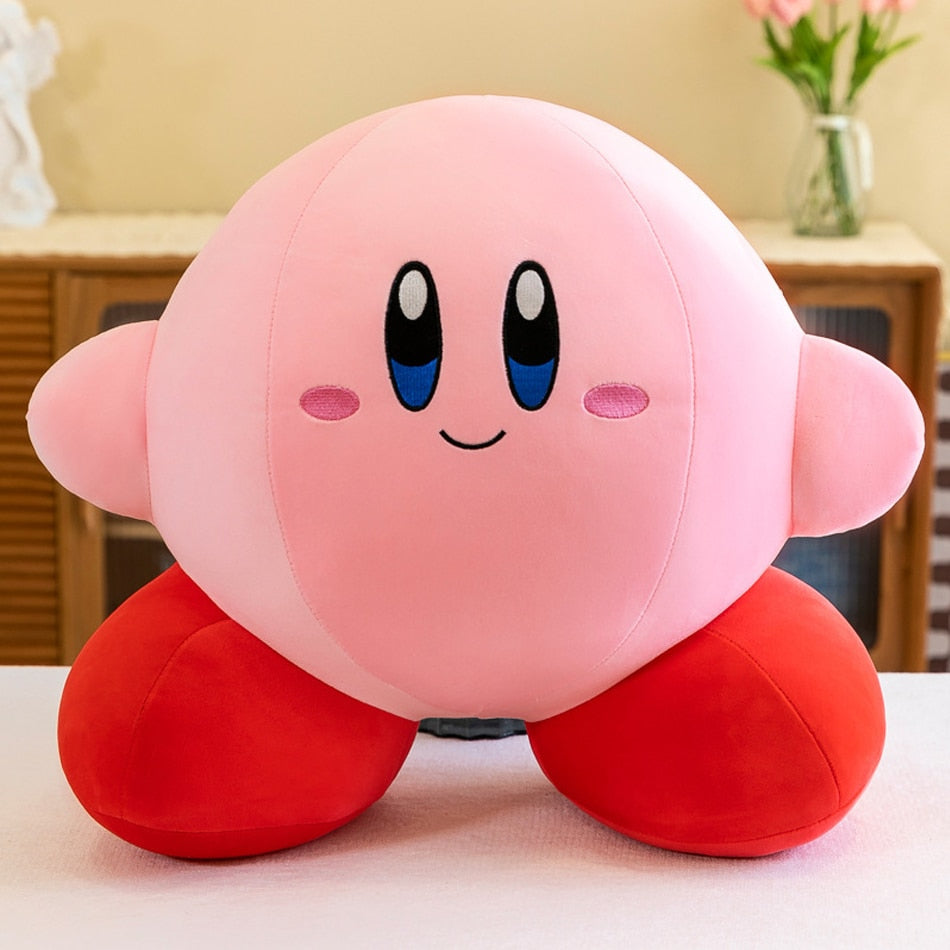 GIANT Kirby Plush Big Soft Stuffed Animal Doll Video Game Fluffy Pink Plushie Doll Throw Pillow Room Decoration Toys For Children's Gift