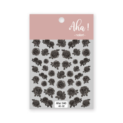 1Sheet Korean White Cloud Blue Nail Art Sticker 3D Star Moon Decal Pure Twilight Self-adhesive Manicure Slider Accessories RE#53