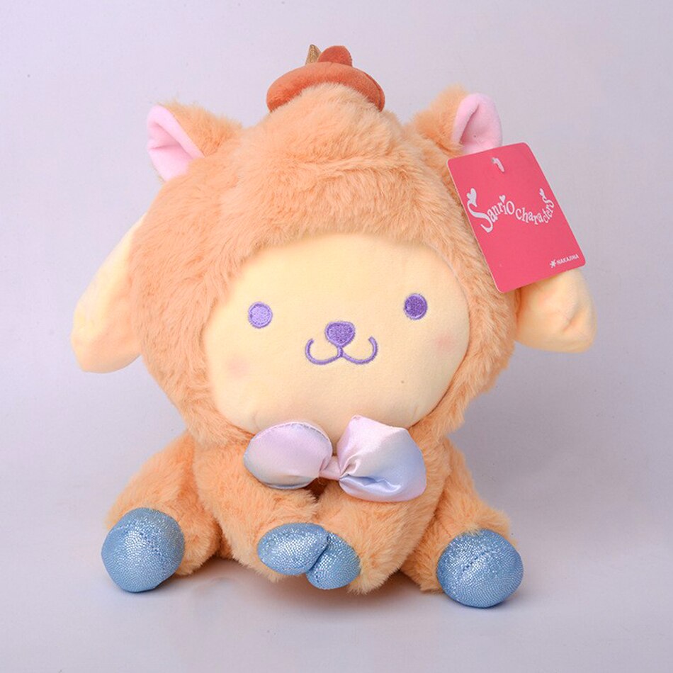 23cm Cartoon Stuffed Animals Kuromi My Melody Cinnamoroll Plush Toy Anime Kawaii Cute Soft Plushie Appease Girls Doll Toys Gifts