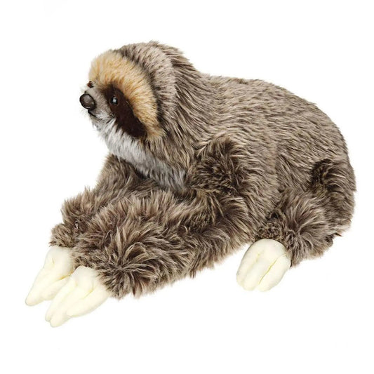 Three-Toed Sloth Stuffed Animal 35cm Plush Toy Cute Realistic Plushies Poseable Long Arms Soft Doll Children Kids Birthday Gift