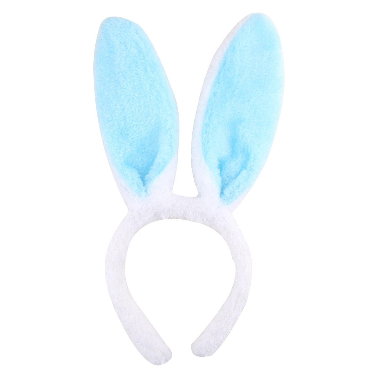 Cute Plush Bunny Ears Hair Bands Soft Rabbite Ears Easter Adult Headbands for Women Girls Anime Cosplay Party Hair Accessories