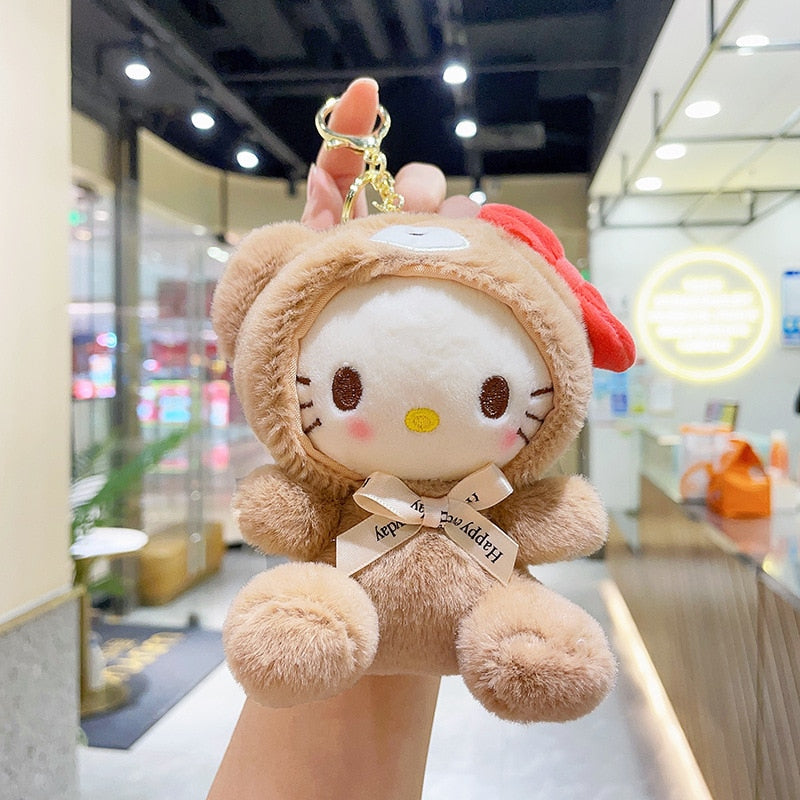 Sanrio Plushies Limited Edition Hello Kitty Kuromi Cinnamoroll My Melody Pochacco Pompompurin Badtz-Maru Plush Toy Anime Kawaii Doll Collection