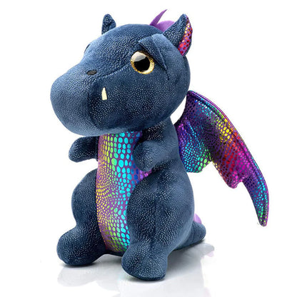 Dragon Plush Toy 23CM Little Flying Dinosaur Stuffed Animal Plushies Blue Green Cute Kawaii Soft Doll Children's Birthday Gifts