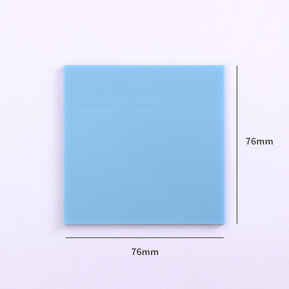 50 Sheets Creative Transparent PET Memo Pad Posted It Sticky Notes Planner Sticker Notepad School Supplies Students Stationery
