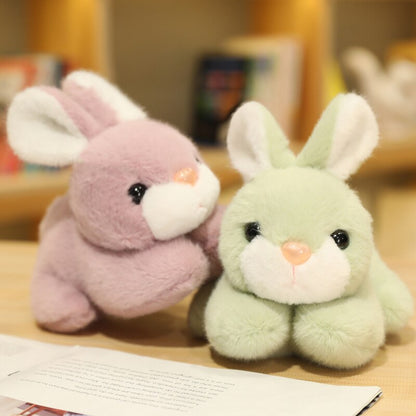 20/25cm Mini Rabbit Peluche Toys Cute Bunny Dolls Stuffed Soft Animal Toy for Home Room Decoration Ornament Girls Birthday Gift