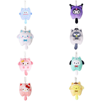 Sanrio Plushies Limited Edition Hello Kitty Kuromi Cinnamoroll My Melody Pochacco Pompompurin Badtz-Maru Plush Toy Anime Kawaii Doll Collection