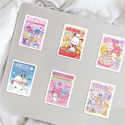 65/127Pcs Kawaii Cartoon Poster Stickers Cute Sticker Diy Diary Planner Decoration Sticker Scrapbooking Stationery Kids Toys